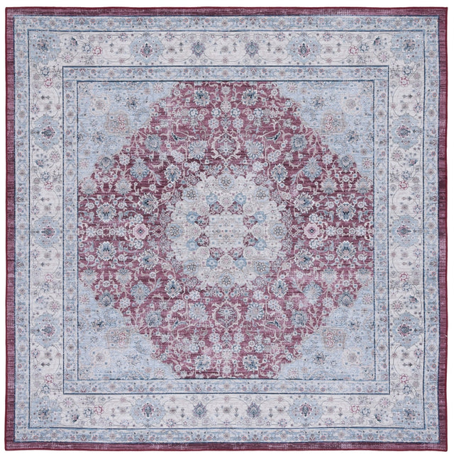 Safavieh Machine Washable Tucson Tsn112P Rust/Beige Rug - Safavieh - tsn112p - 6sq