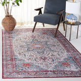 Safavieh Machine Washable Tucson Tsn113A Ivory/Red Rug - Safavieh - tsn113a - 3