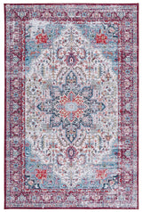 Safavieh Machine Washable Tucson Tsn113A Ivory/Red Rug - Safavieh - tsn113a - 6r