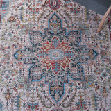 Safavieh Machine Washable Tucson Tsn113A Ivory/Red Rug - Safavieh - tsn113a - 6r