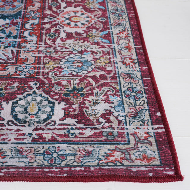Safavieh Machine Washable Tucson Tsn113A Ivory/Red Rug - Safavieh - tsn113a - 6r