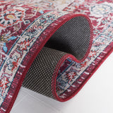 Safavieh Machine Washable Tucson Tsn113A Ivory/Red Rug - Safavieh - tsn113a - 6r