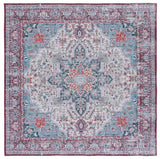 Safavieh Machine Washable Tucson Tsn113A Ivory/Red Rug - Safavieh - tsn113a - 6sq