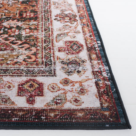Safavieh Machine Washable Tucson Tsn114A Ivory/Green Rug - Safavieh - tsn114a - 6r