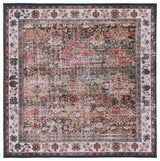 Safavieh Machine Washable Tucson Tsn114A Ivory/Green Rug - Safavieh - tsn114a - 6sq