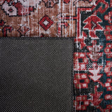 Safavieh Machine Washable Tucson Tsn114P Rust/Green Rug - Safavieh - tsn114p - 6sq