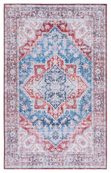 Safavieh Machine Washable Tucson Tsn115M Blue/Red Rug - Safavieh - tsn115m - 3