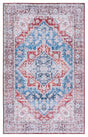 Safavieh Machine Washable Tucson Tsn115M Blue/Red Rug - Safavieh - tsn115m - 3