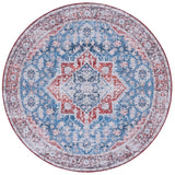 Safavieh Machine Washable Tucson Tsn115M Blue/Red Rug - Safavieh - tsn115m - 6r