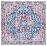 Safavieh Machine Washable Tucson Tsn115M Blue/Red Rug - Safavieh - tsn115m - 6sq