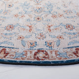 Safavieh Machine Washable Tucson Tsn117B Beige/Rust Rug - Safavieh - tsn117b - 3