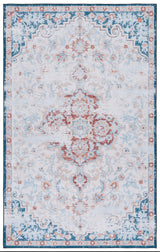 Safavieh Machine Washable Tucson Tsn117B Beige/Rust Rug - Safavieh - tsn117b - 3