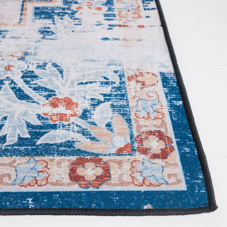 Safavieh Machine Washable Tucson Tsn117B Beige/Rust Rug - Safavieh - tsn117b - 6r