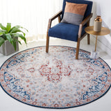 Safavieh Machine Washable Tucson Tsn117B Beige/Rust Rug - Safavieh - tsn117b - 6r