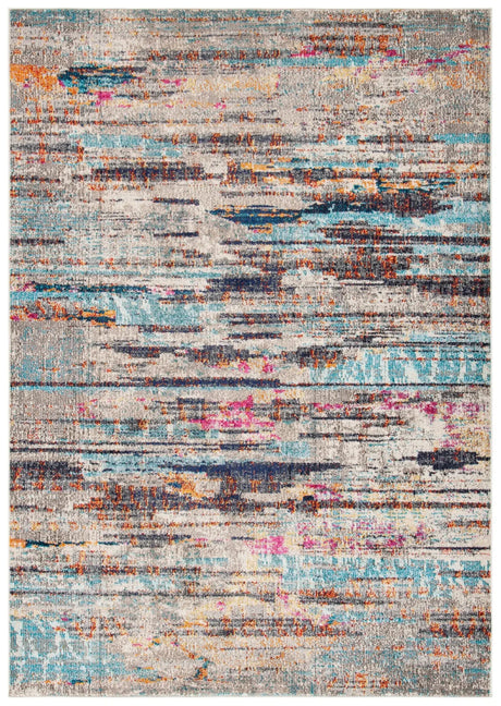 Safavieh Madison 4'-0" x 6'-0" Rug in Grey / Turquoise