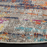 Safavieh Madison 5'-0" x 5'-0" Rug in Grey / Turquoise