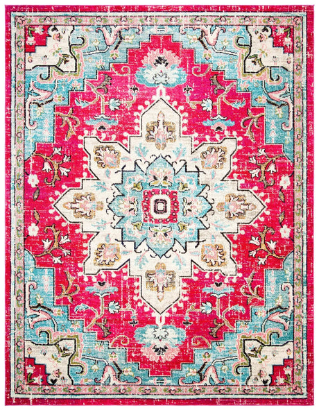 Safavieh Madison 10'-0" x 14'-0" Rug in Fuchsia / Blue
