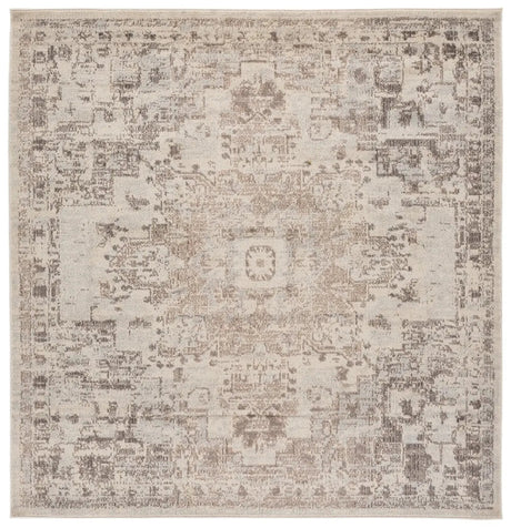 Safavieh Madison 6'-7" x 6'-7" Rug in Ivory / Beige Grey