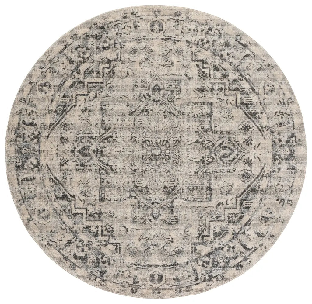 Safavieh Madison 6'-7" x 6'-7" Rug in Ivory / Grey