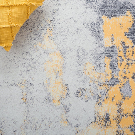 Safavieh Malibu Mbu803F Grey/Gold Rug.