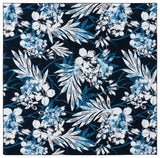 Safavieh Malibu 6'-0" x 6'-0" Rug in Black / Blue