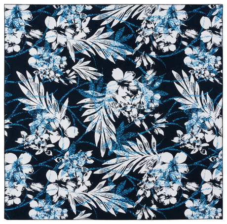 Safavieh Malibu 6'-0" x 6'-0" Rug in Black / Blue