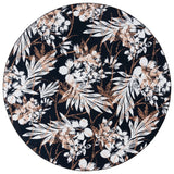 Safavieh Malibu 6'-0" x 6'-0" Rug in Black / Brown