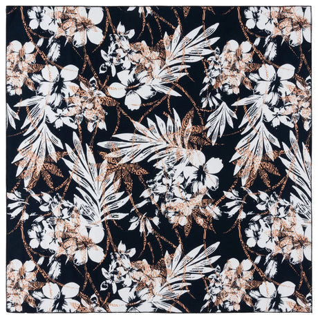 Safavieh Malibu 6'-0" x 6'-0" Rug in Black / Brown
