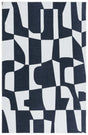 Safavieh Malibu 4'-0" x 6'-0" Rug in Ivory / Black