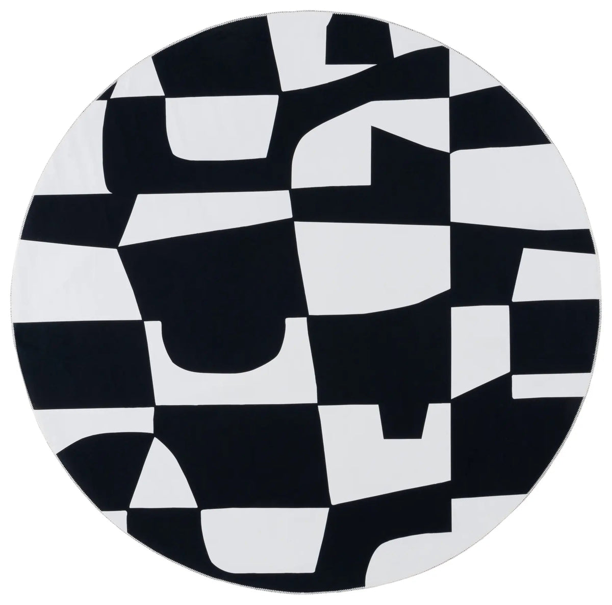 Safavieh Malibu 6'-0" x 6'-0" Rug in Ivory / Black