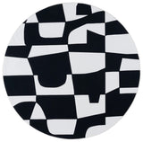 Safavieh Malibu 6'-0" x 6'-0" Rug in Ivory / Black