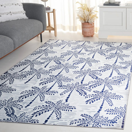 Safavieh Malibu 4'-0" x 6'-0" Rug in Ivory / Navy