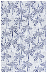 Safavieh Malibu 4'-0" x 6'-0" Rug in Ivory / Navy