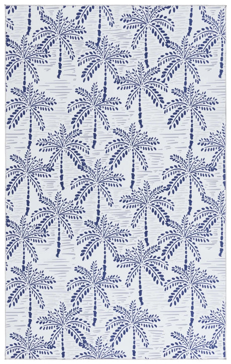 Safavieh Malibu 4'-0" x 6'-0" Rug in Ivory / Navy