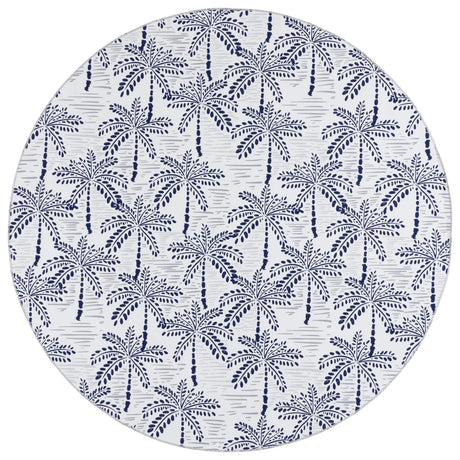 Safavieh Malibu 6'-0" x 6'-0" Rug in Ivory / Navy