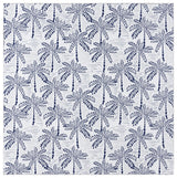 Safavieh Malibu 6'-0" x 6'-0" Rug in Ivory / Navy