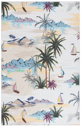 Safavieh Malibu 4'-0" x 6'-0" Rug in Ivory / Taupe