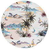 Safavieh Malibu 6'-0" x 6'-0" Rug in Ivory / Taupe