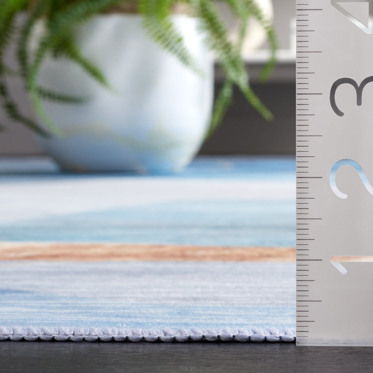 Safavieh Malibu Mbu836M Blue/Gold Rug.
