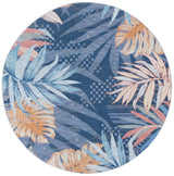 Safavieh Malibu 6'-0" x 6'-0" Rug in Blue / Light Blue