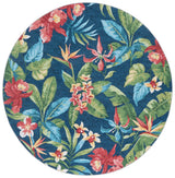 Safavieh Malibu 6'-0" x 6'-0" Rug in Dark Blue / Green