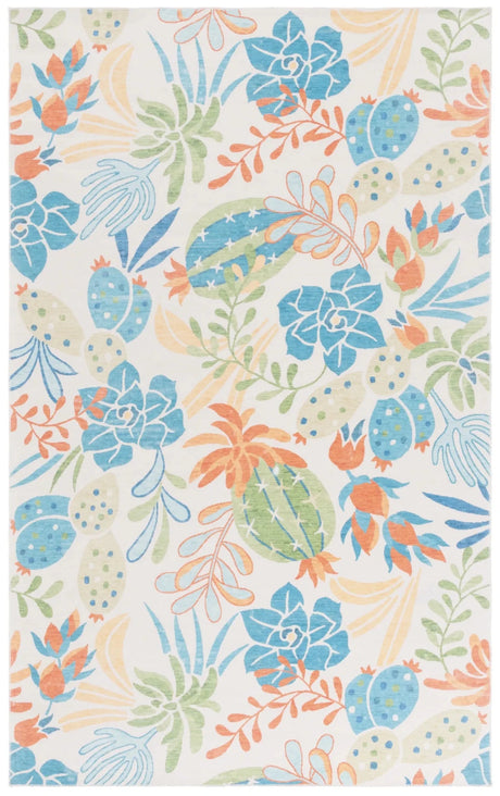 Safavieh Malibu 4'-0" x 6'-0" Rug in Beige / Blue