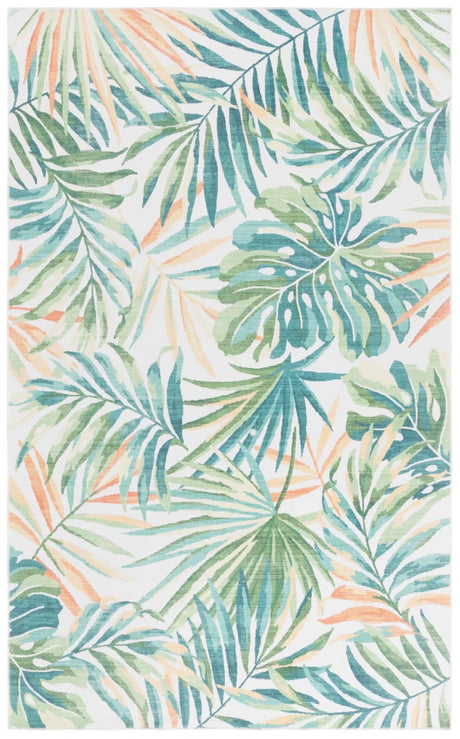 Safavieh Malibu 4'-0" x 6'-0" Rug in Ivory / Green