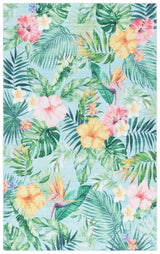 Safavieh Malibu 4'-0" x 6'-0" Rug in Aqua / Pink