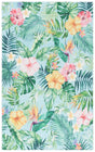 Safavieh Malibu 4'-0" x 6'-0" Rug in Aqua / Pink