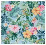 Safavieh Malibu 6'-0" x 6'-0" Rug in Aqua / Pink
