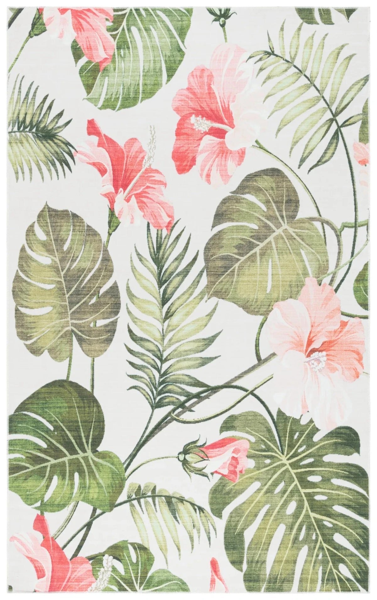 Safavieh Malibu 4'-0" x 6'-0" Rug in Ivory / Pink