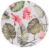 Safavieh Malibu 6'-0" x 6'-0" Rug in Ivory / Pink