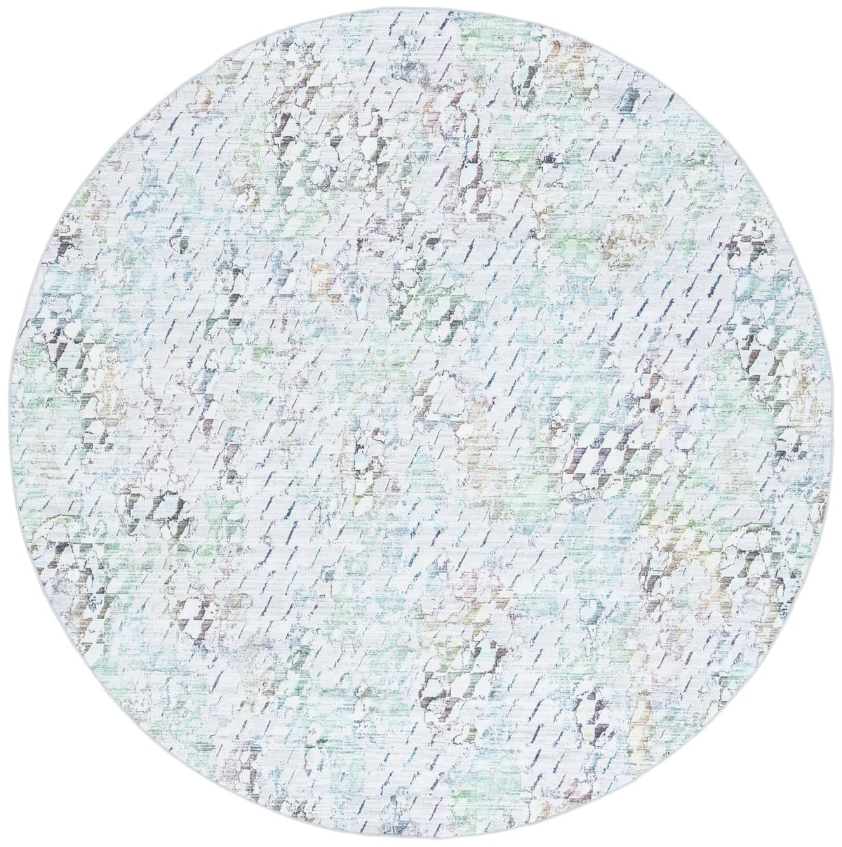 Safavieh Malibu 6'-0" x 6'-0" Rug in Grey / Green