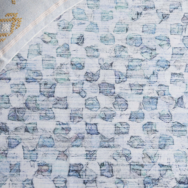 Safavieh Malibu Mbu917F Grey/Aqua Rug.